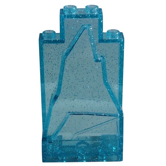 LEGO Rock Panel Glitter Trans Light Blue 47847 Disney Frozen Replacement Parts‎ - Picture 1 of 3